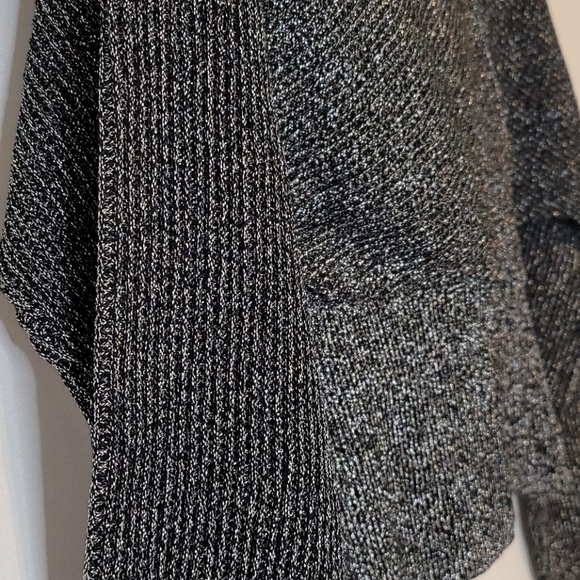 𝅺INC Metallic Surplice Relax Fit Long Sleeve Sweater - Picture 3 of 8